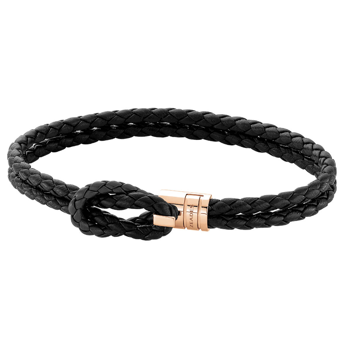 ZEADES ESPAR Black IP Rose Gold Bracelet | ZMB02353