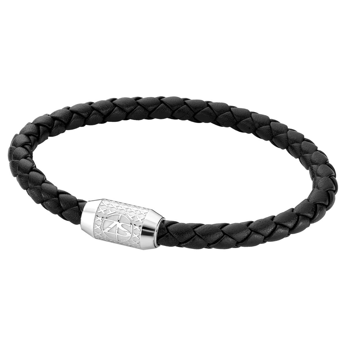 ZEADES COSMOPOLITAN 6S Black Silver Bracelet | ZMB02590