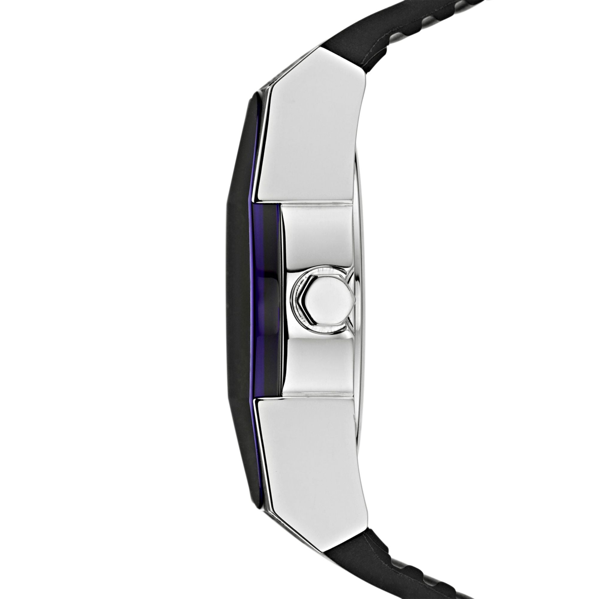 Relic Jake Silver Dial and Rubber 50mm Men's Watch | ZR11861