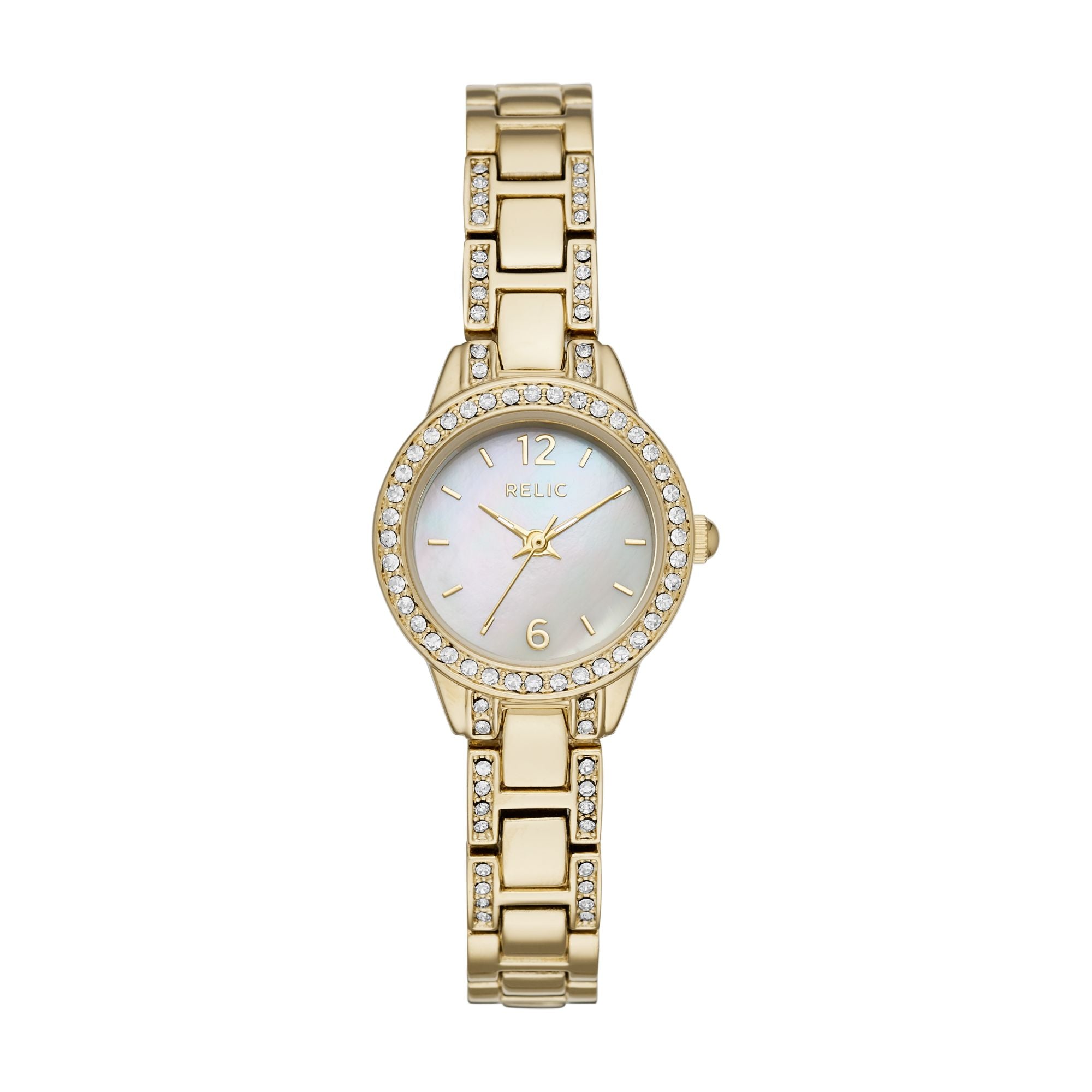 Relic Tenley White Dial and Steel Bracelet 23mm Women's Watch | ZR34506