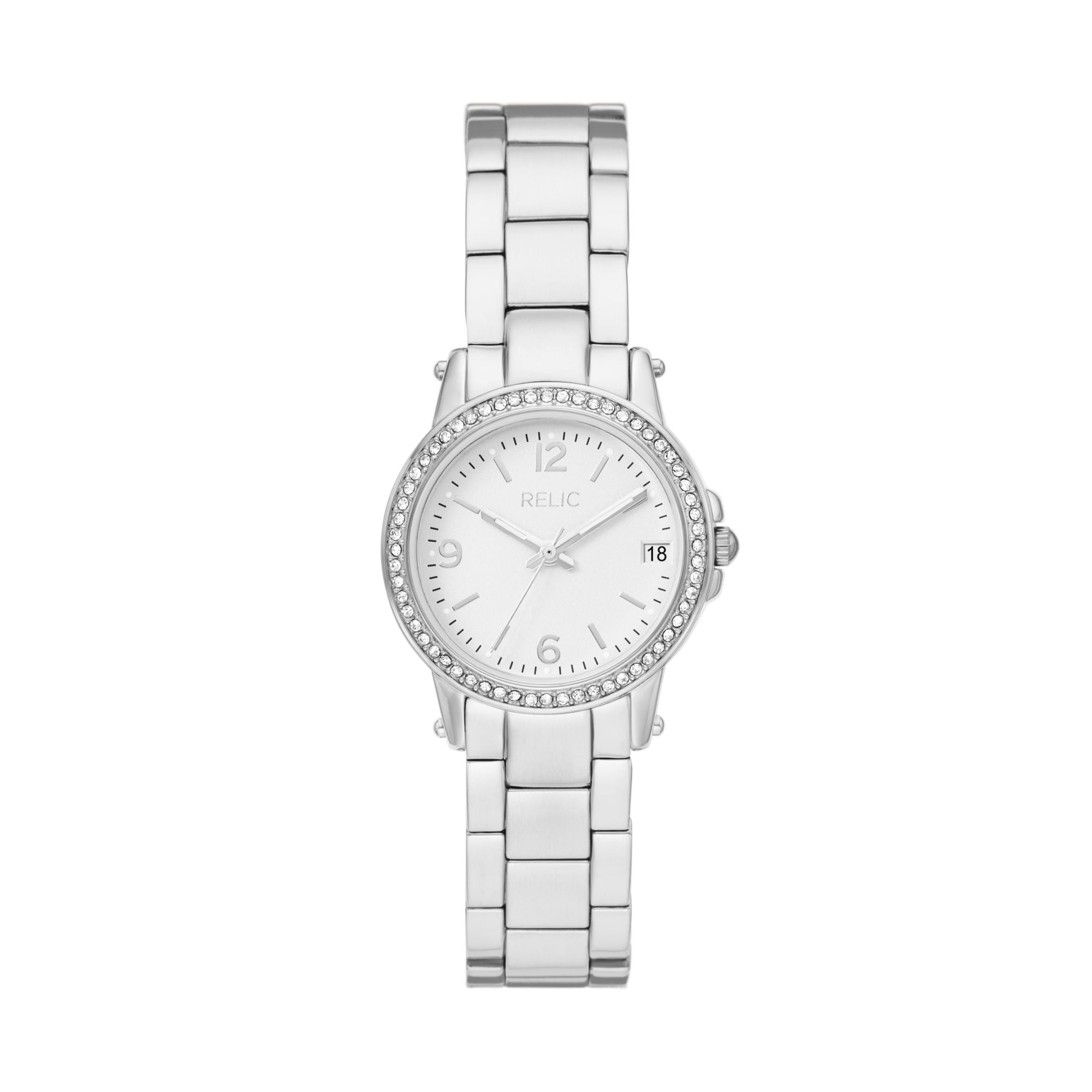 Relic Matilda Silver Dial and Steel Bracelet 29mm Women's Watch | ZR34646
