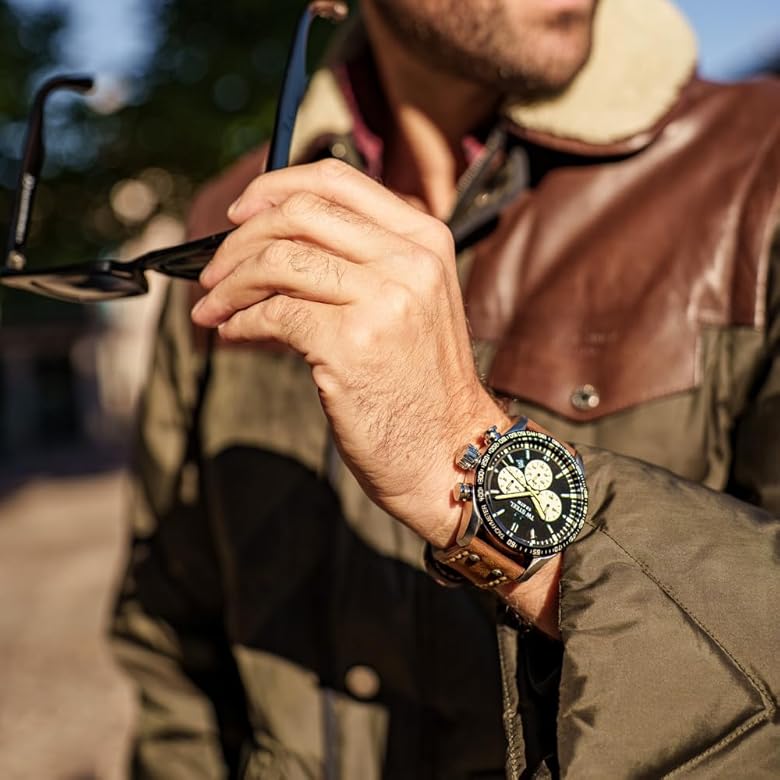 TW Steel Volante Black Dial Chronograph Men’s Watch | VS120