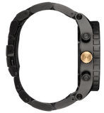 Nixon 51-30 Chrono Gunmetal Blackberry Gold Unisex Watch | A13895270-00