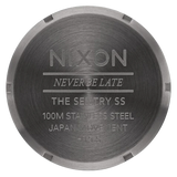 Nixon Sentry Gunmetal  Deep Purple Dial & Gold Accents Unisex Watch | A3565270-00