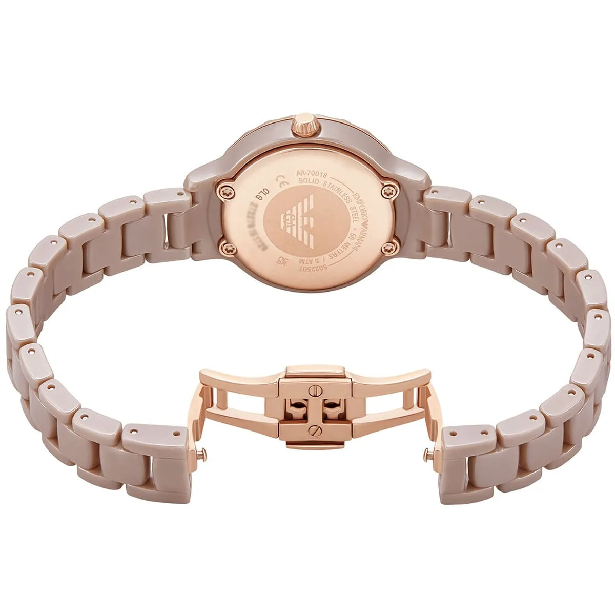 Emporio Armani Rose Gold Women's Dress Watch | AR70018