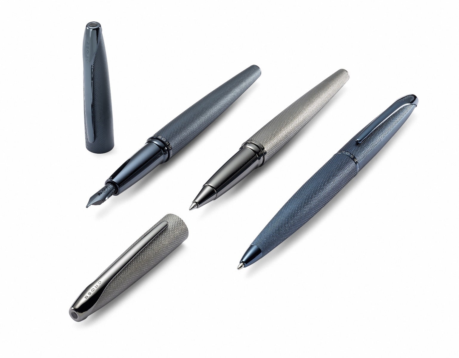 CROSS ATX Sandblasted Dark Blue Rollerball Pen | 885-45