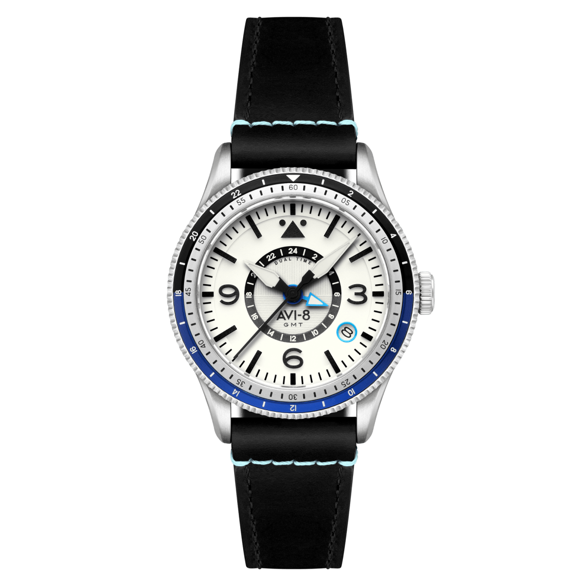 AVI - 8 Airmaster Gmt Automatic Wing Silver | TIME Watches