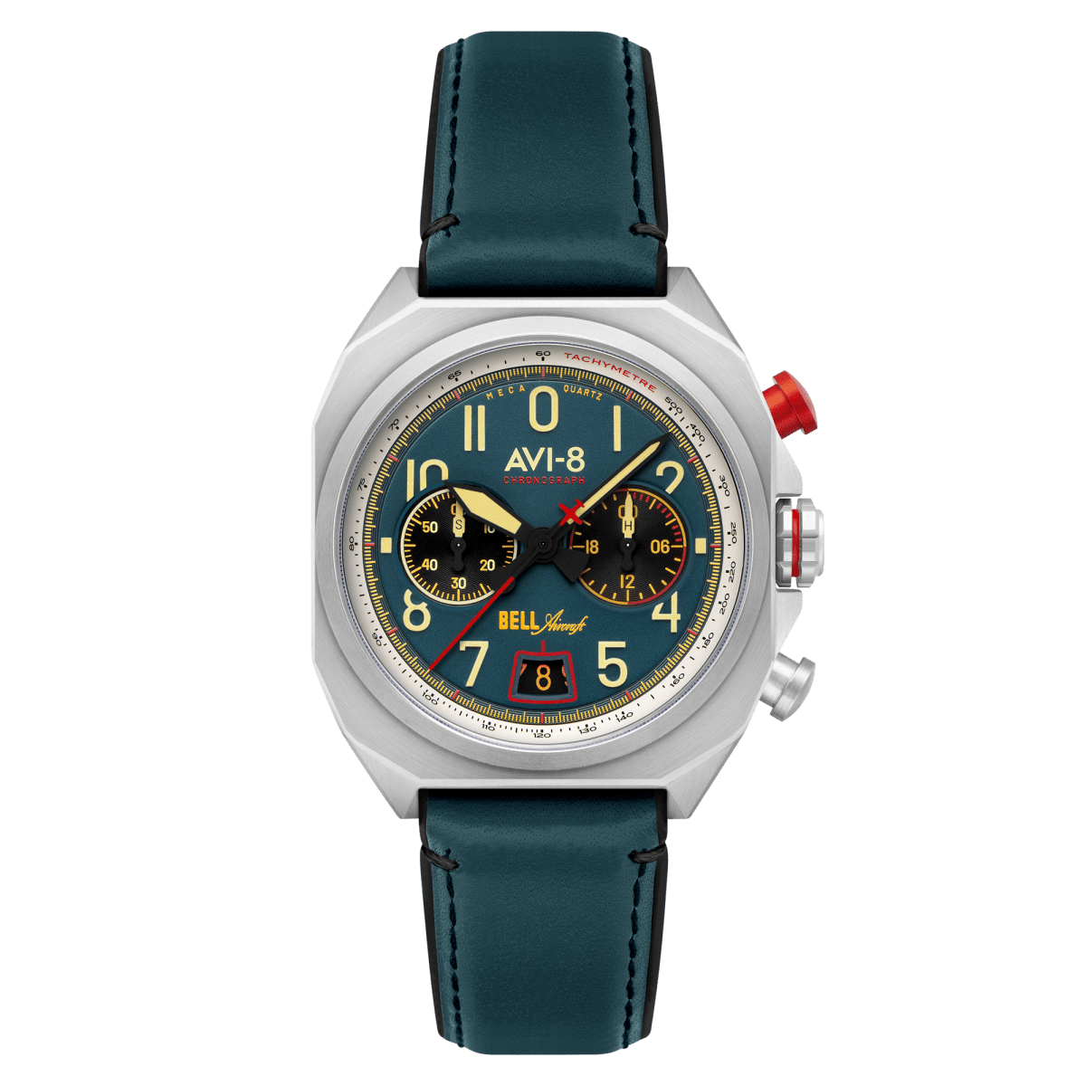 AVI - 8 Bell X 1 Machbuster Chronograph Aviation Blue Av 4118 01 | TIME Watches