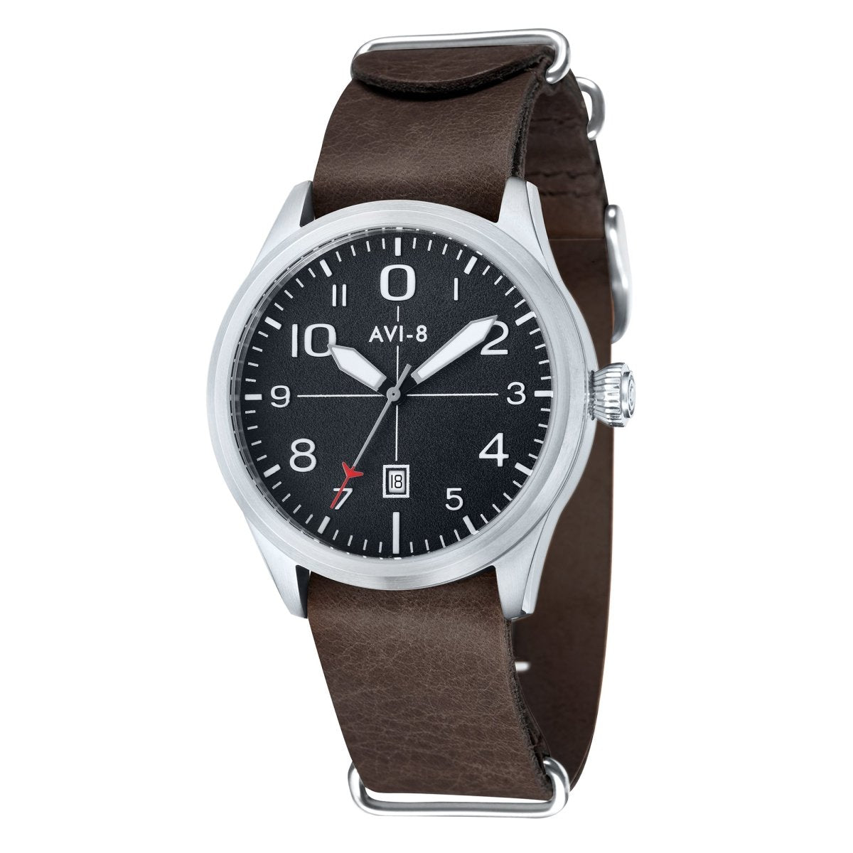 AVI - 8 Cadet Japan Quartz Dark Oak | TIME Watches