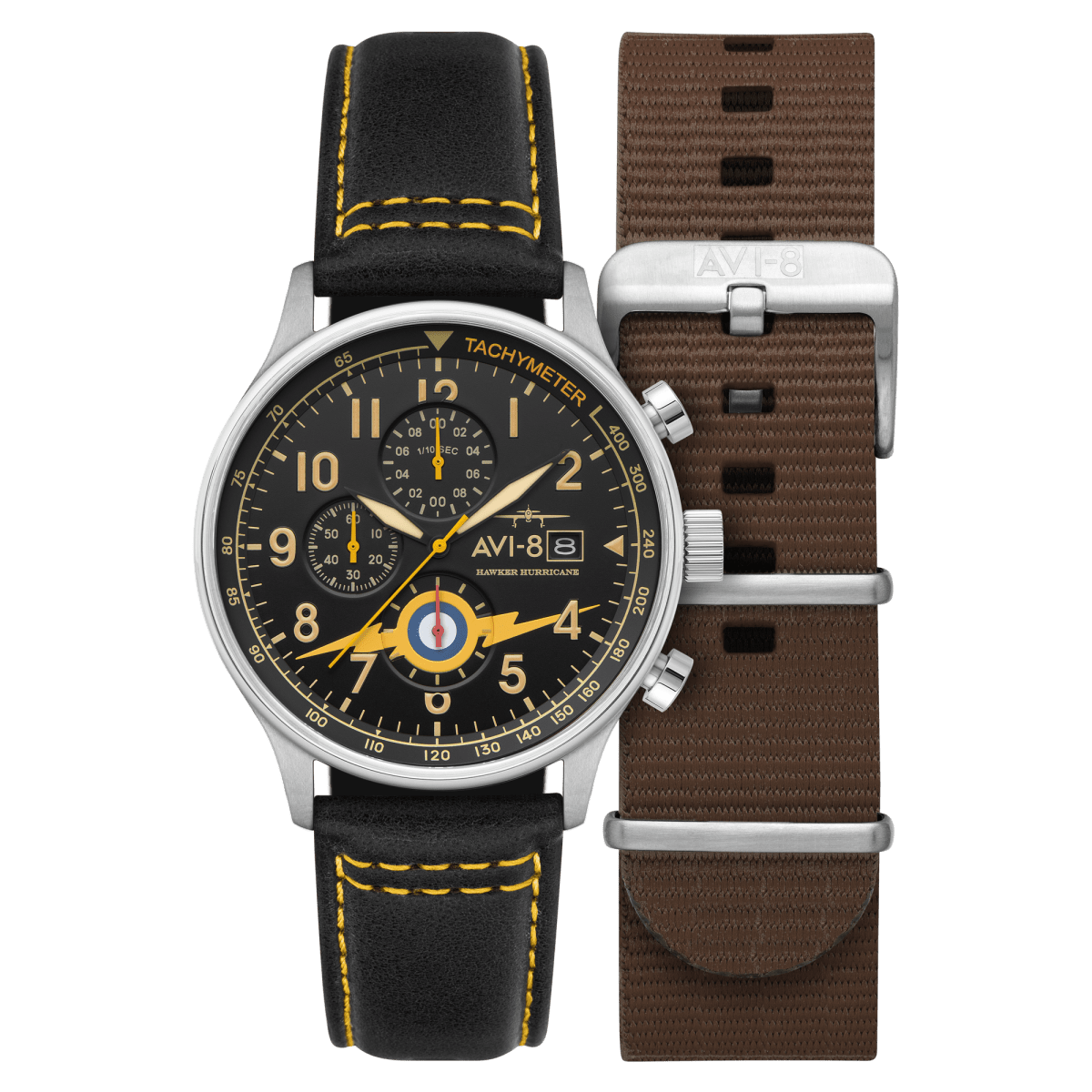 AVI - 8 Classic Chronograph Lightning Orange | TIME Watches