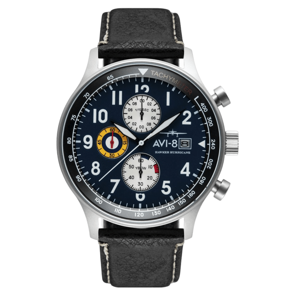 AVI - 8 Classic Chronograph Midnight Black | TIME Watches
