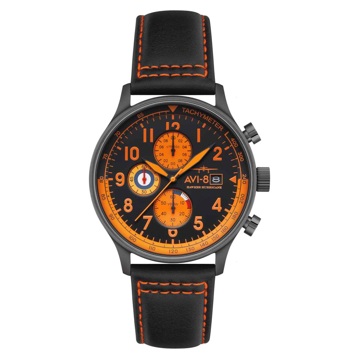 AVI - 8 Classic Chronograph Noire | TIME Watches