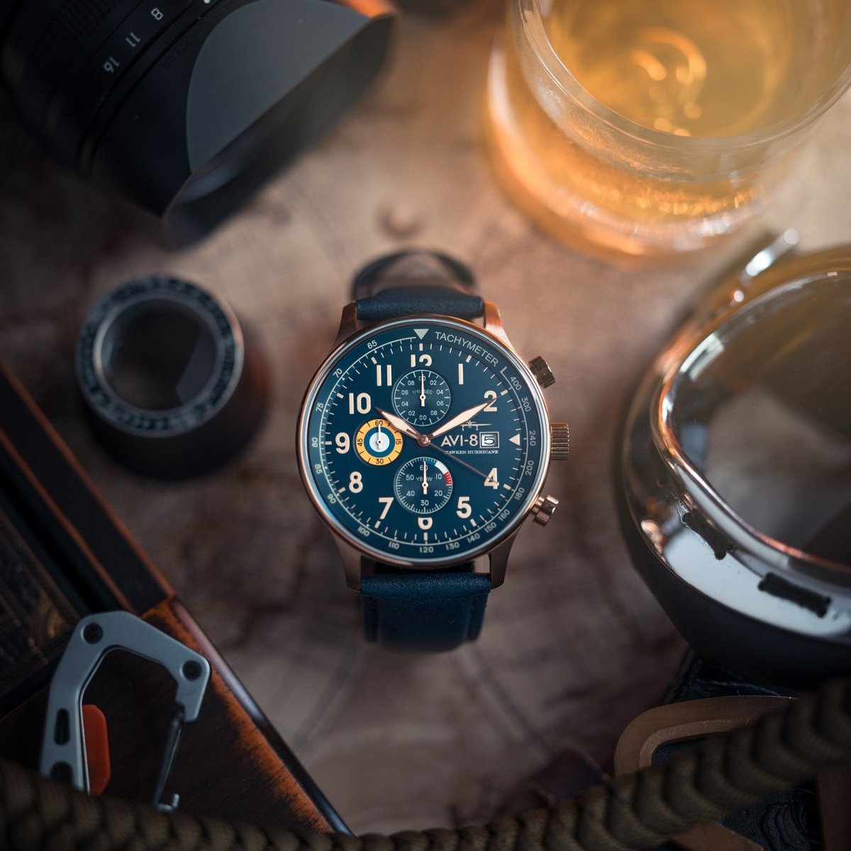 AVI - 8 Classic Chronograph Regent Blue | TIME Watches