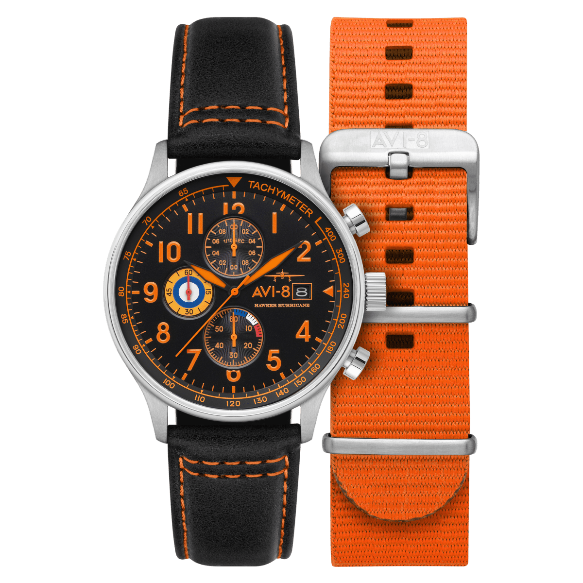 AVI - 8 Classic Chronograph Tiger Orange | TIME Watches