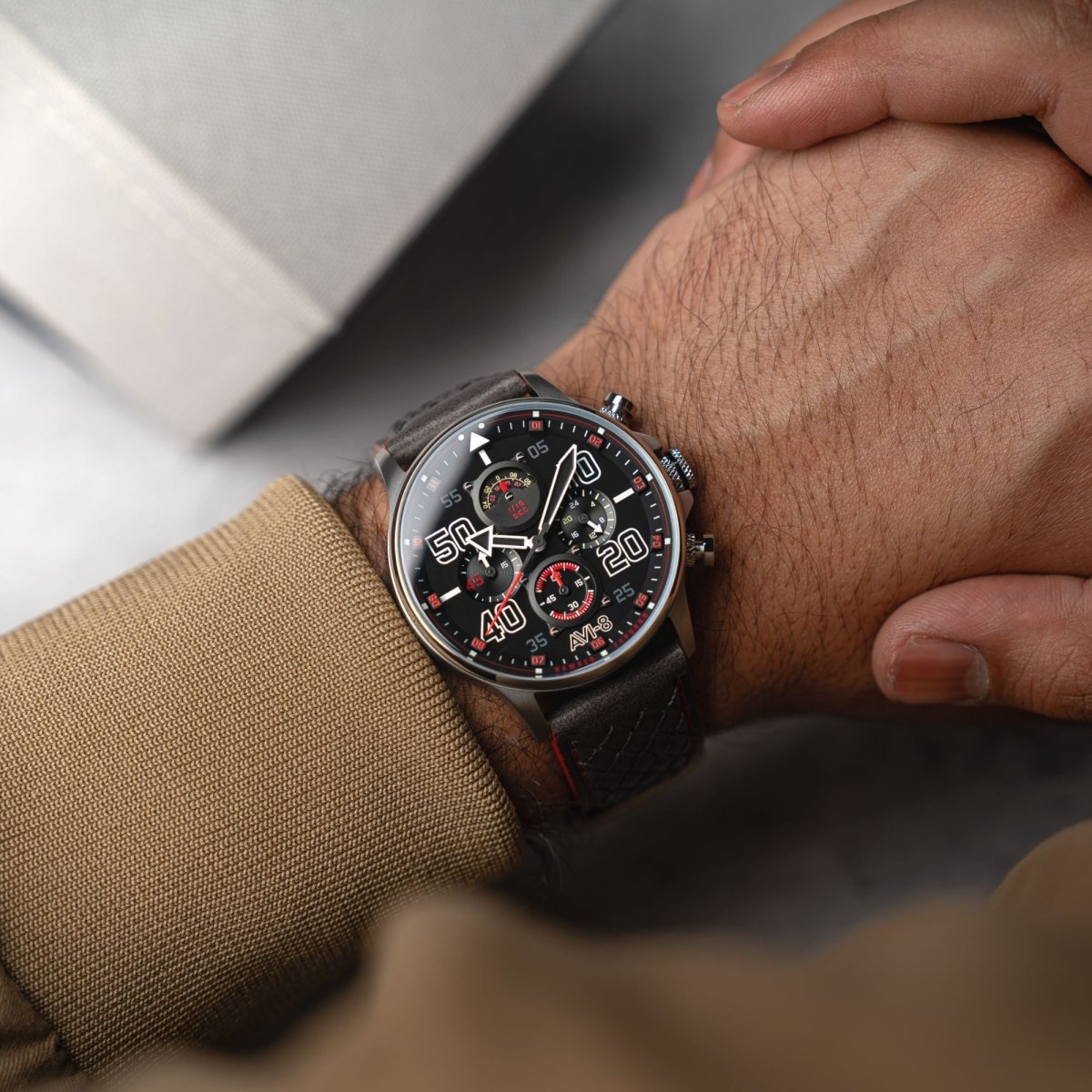 AVI - 8 Coningham Chronograph Rose | TIME Watches