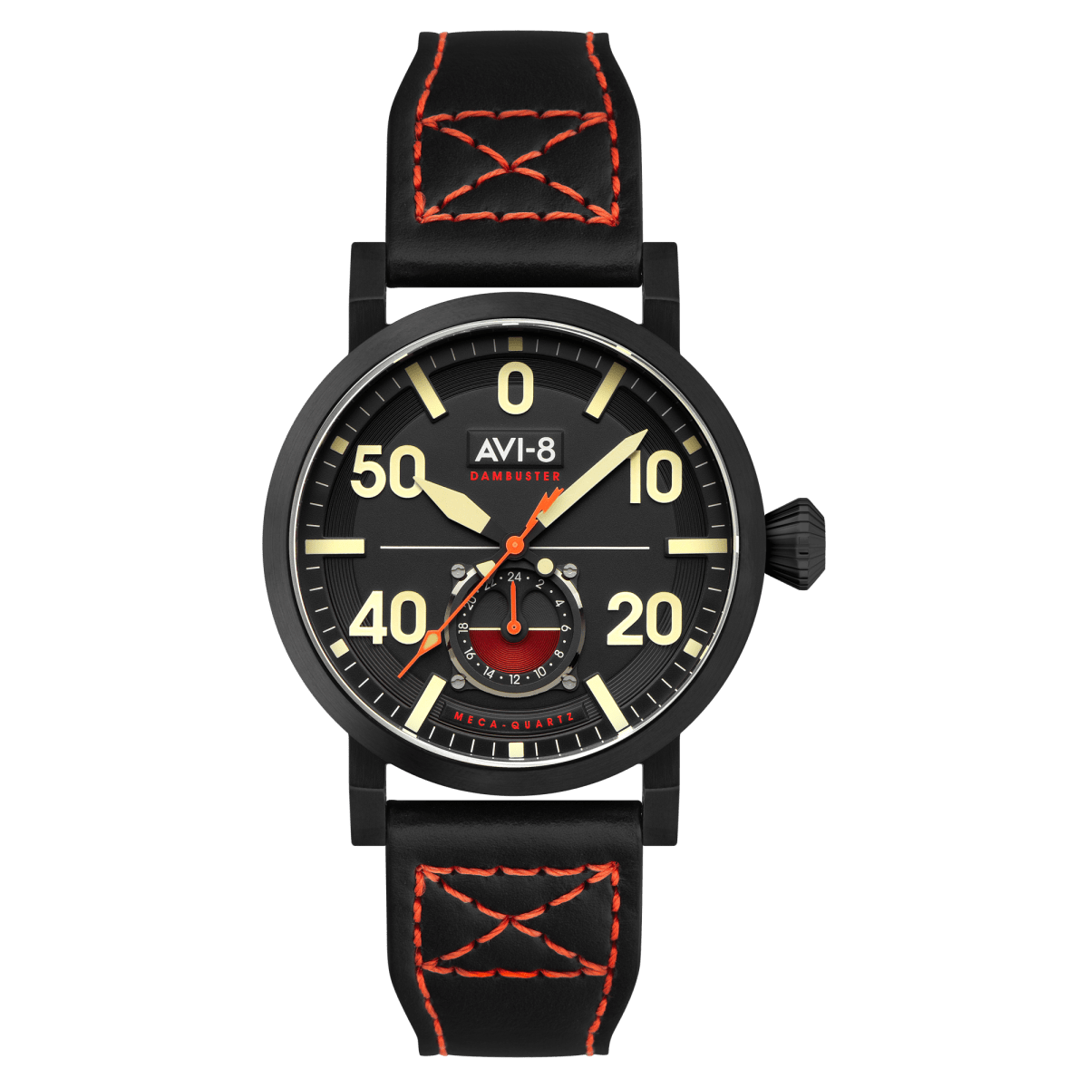 AVI - 8 Dambuster Chadwick Meca Quartz Coal Black Av 4113 03 | TIME Watches