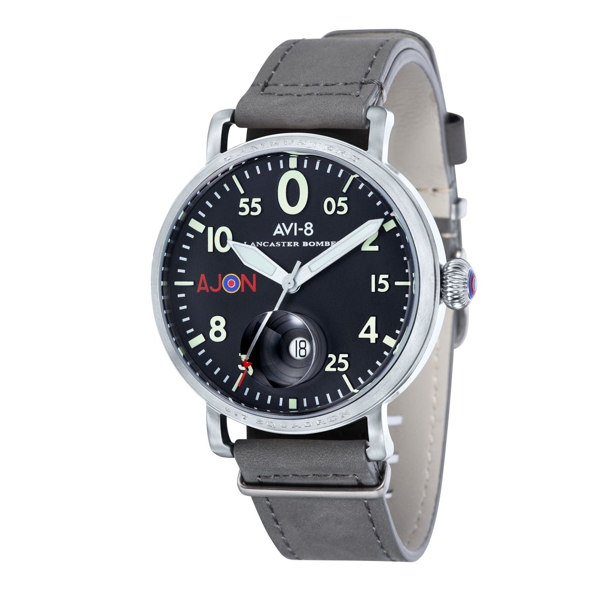 AVI - 8 Dambuster Japan Quartz Gunmetal Grey | TIME Watches