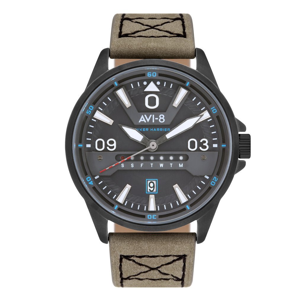 AVI - 8 Dunsfold Day Date Anthracite | TIME Watches