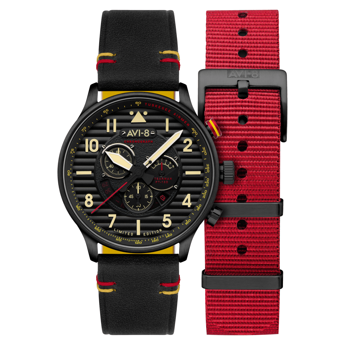 AVI - 8 Flyboy Spirit Of Tuskegee Chronograph Limited Edition Anderson Av 4109 01 | TIME Watches