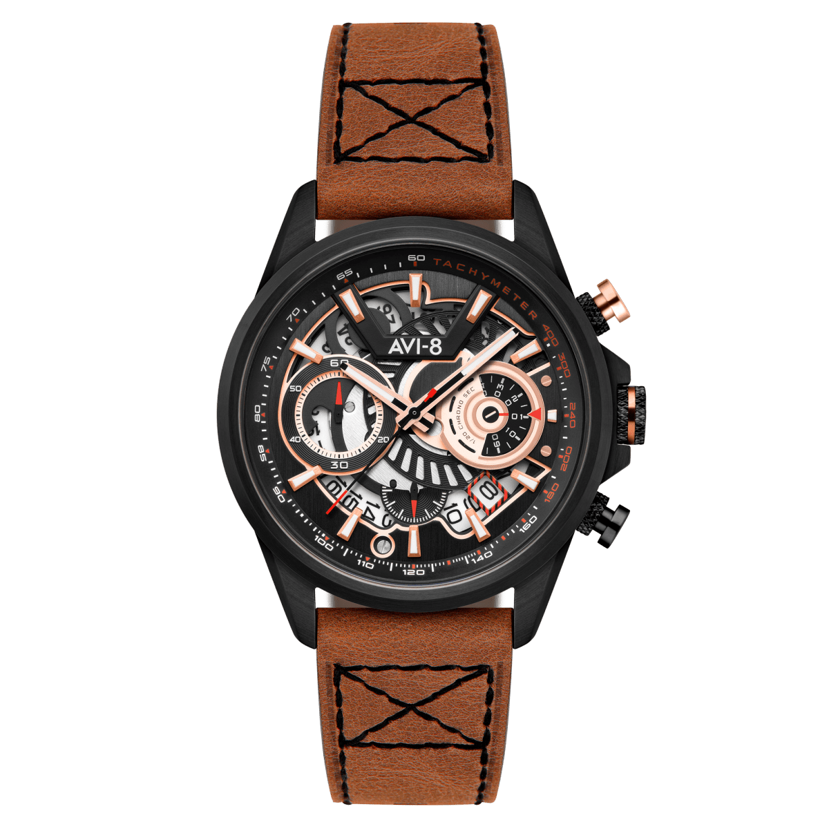 AVI - 8 Hawker Harrier Matador Chronograph Desert Black Av 4125 02 | TIME Watches