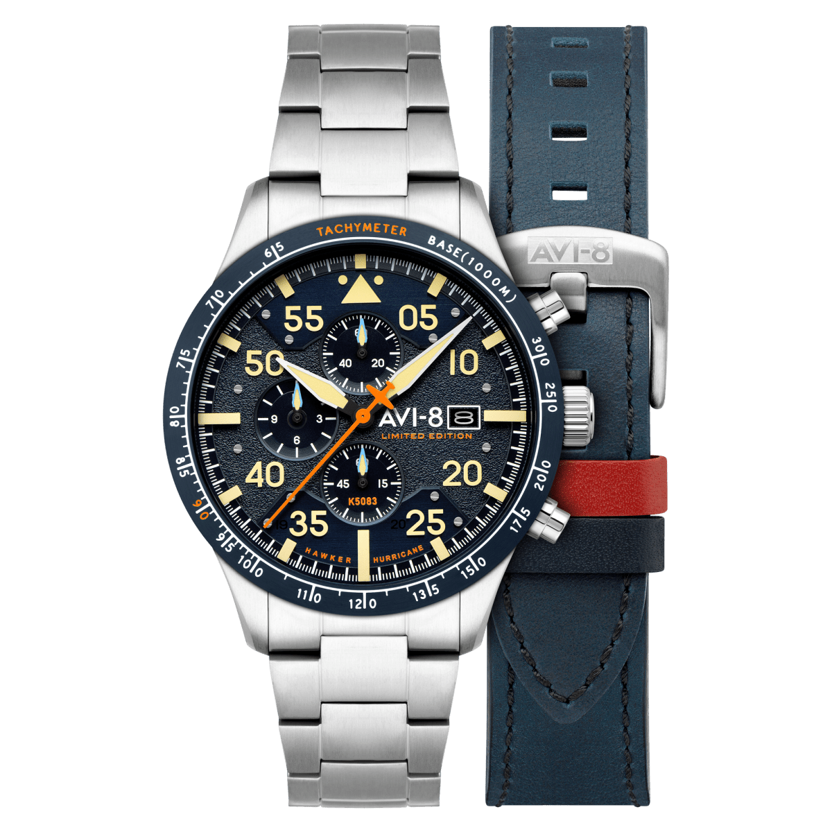 AVI - 8 Hawker Hurricane 90Th Anniversary Chronograph Limited Edition Blue Horizon Av 4130 22 | TIME Watches