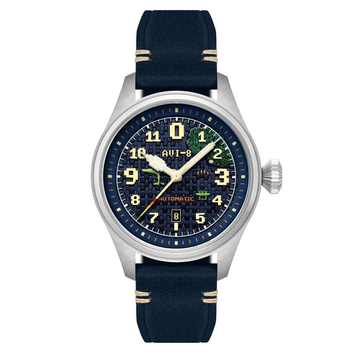 AVI - 8 Hawker Hurricane Clowes Automatic Capcom 1942 Pixel Limited Edition Azure Ace Av 4126 02 | TIME Watches