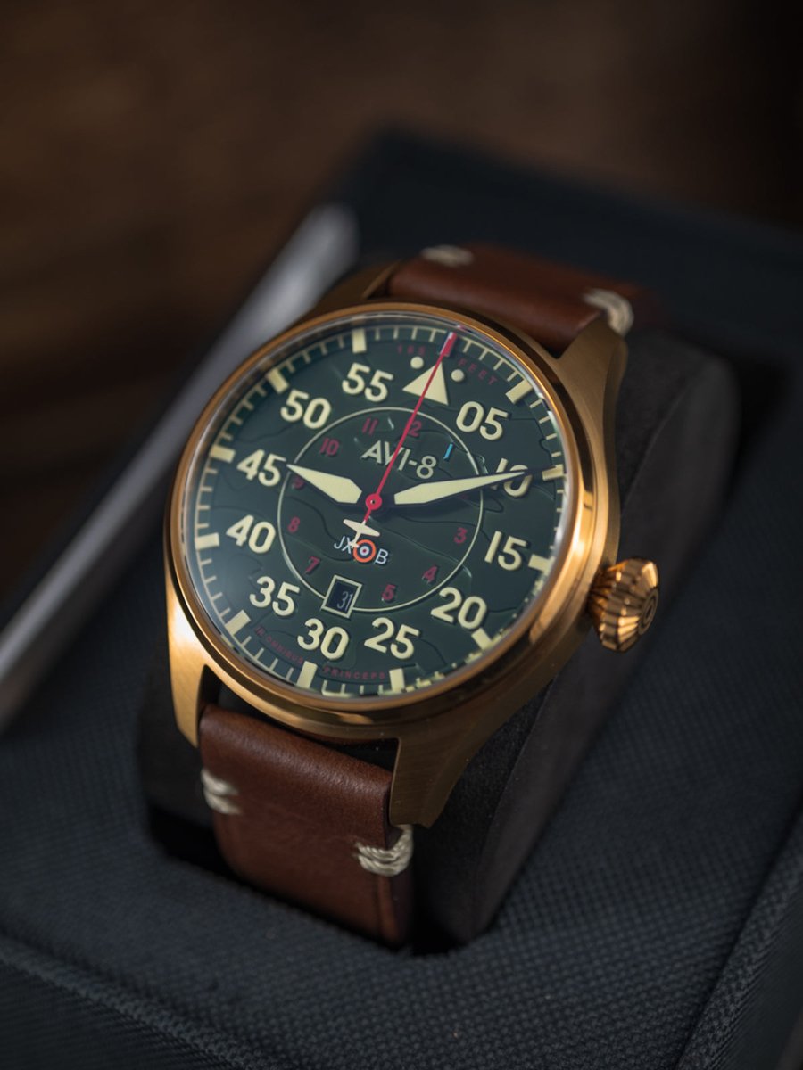AVI - 8 Hawker Hurricane Clowes Automatic Northolt Men's Watch | AV - 4097 - 04 | TIME Watches