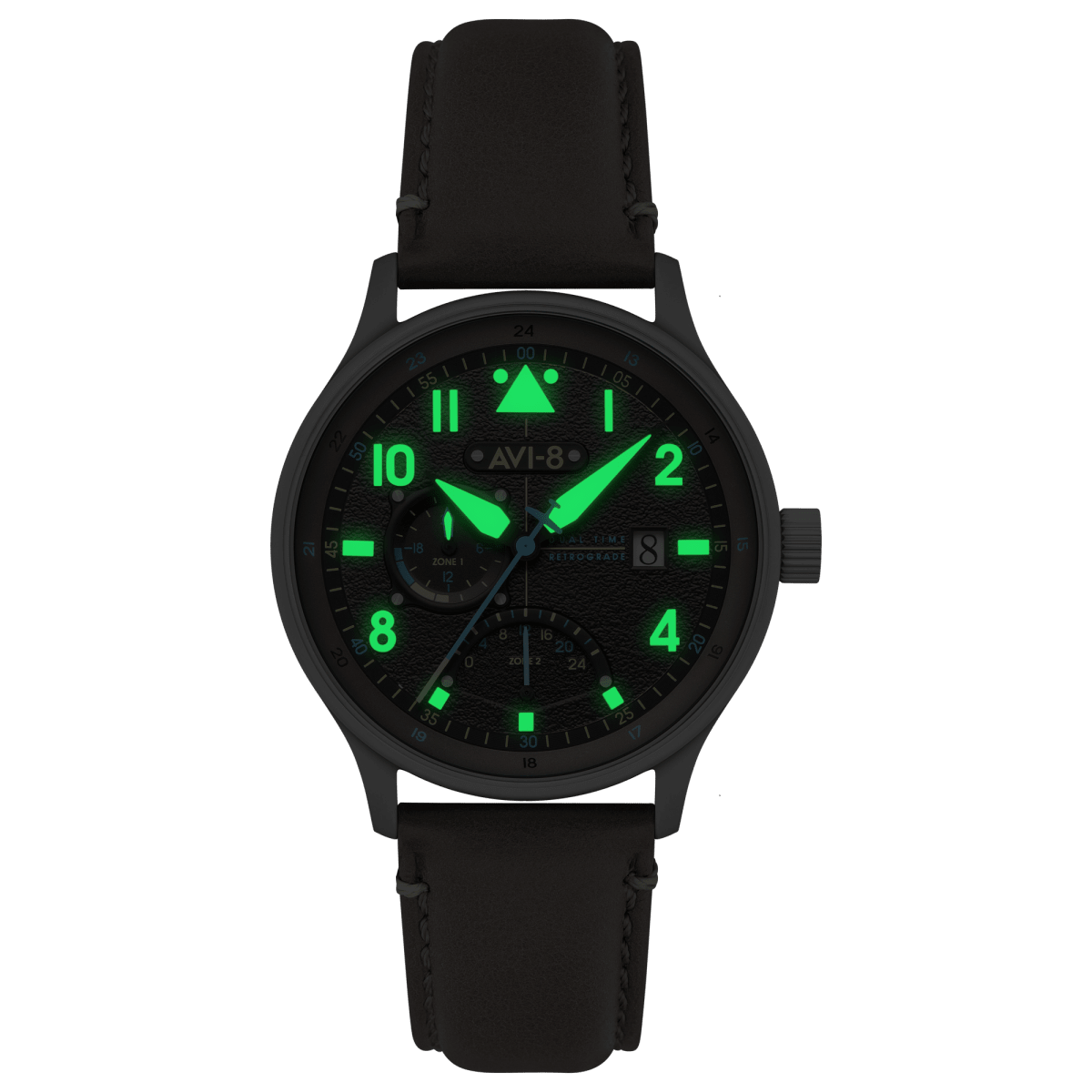AVI - 8 Hawker Hurricane Mckellar Dual Time Ash Grey Av 4101 09 | TIME Watches