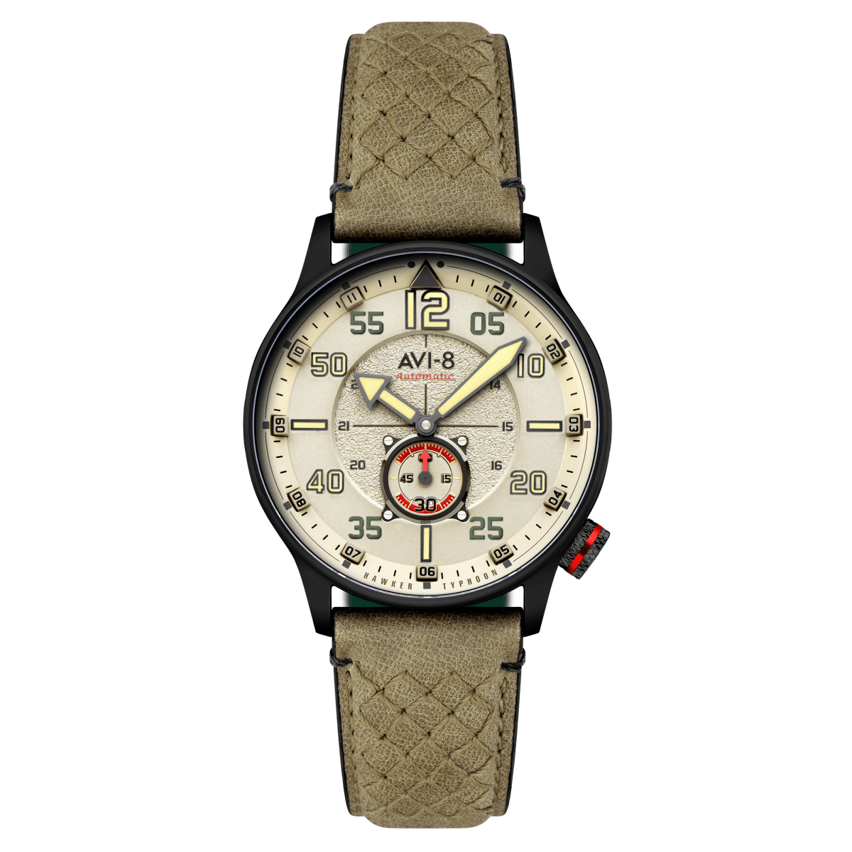 AVI - 8 Hawker Typhoon Baldwin Automatic Dark Khaki Av 4119 04 | TIME Watches