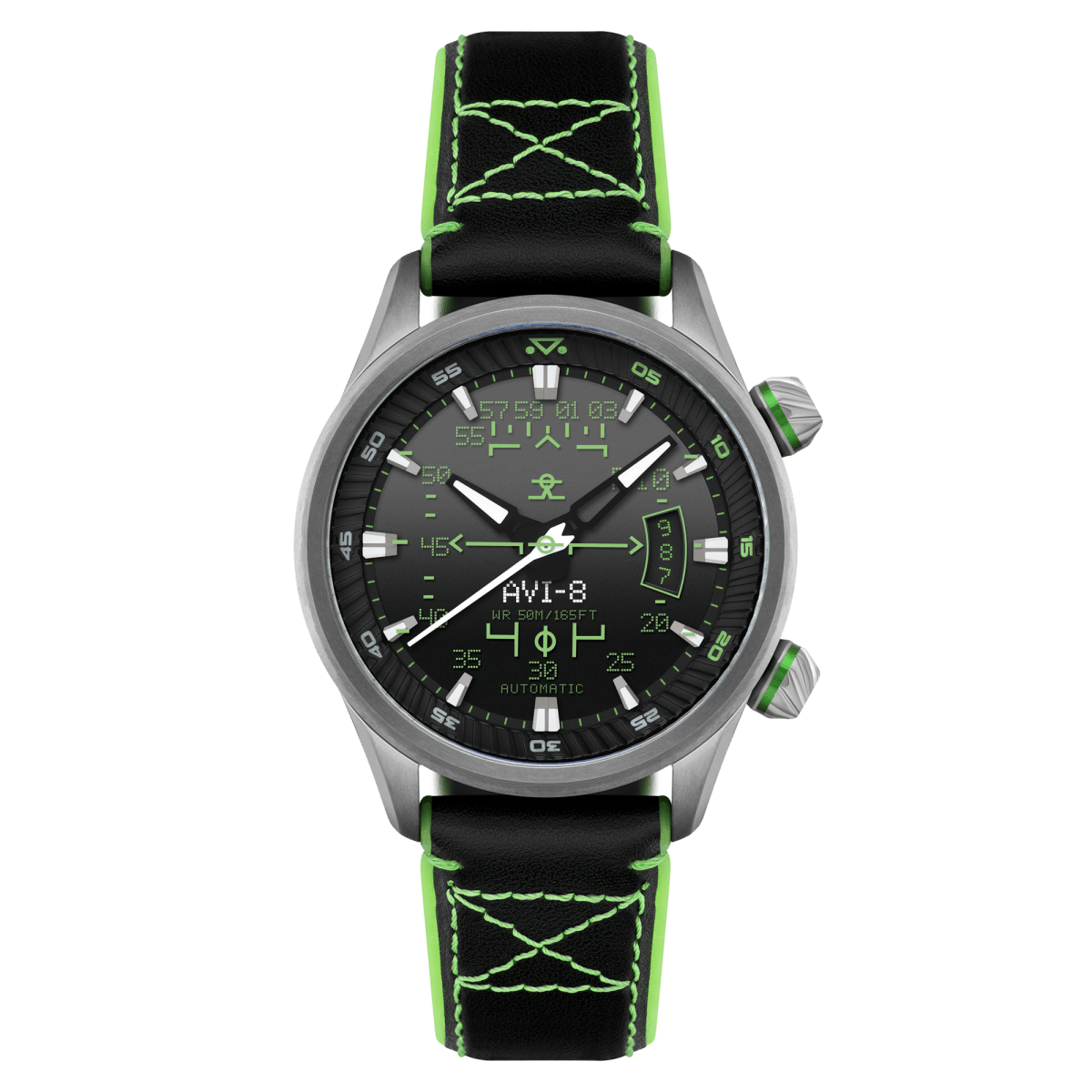AVI - 8 Hud Automatic Gradient Black | TIME Watches