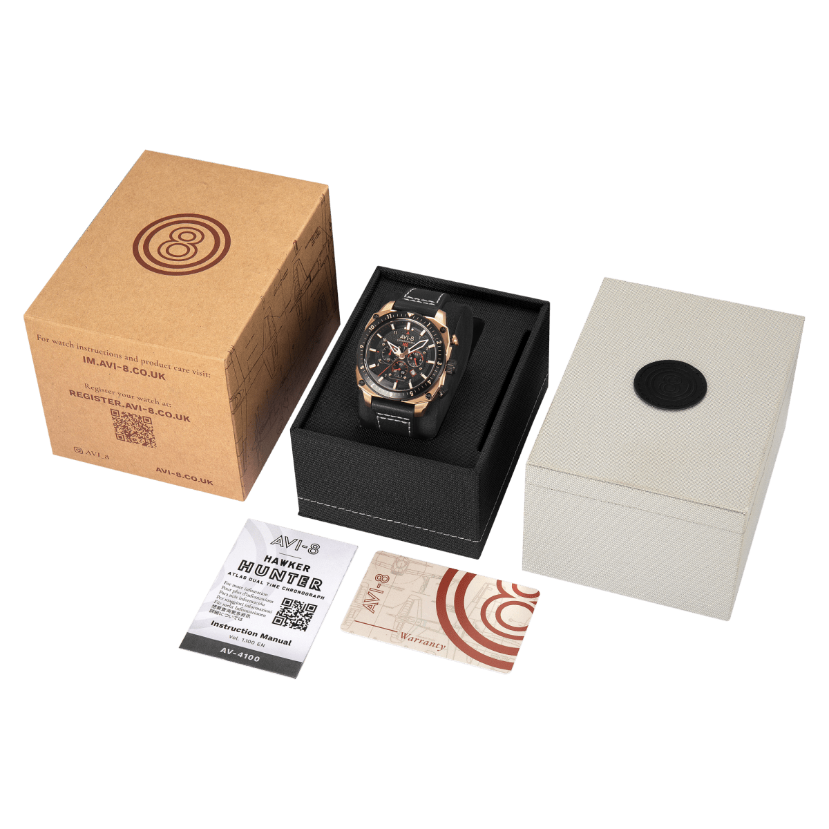 AVI - 8 Jet Black | TIME Watches