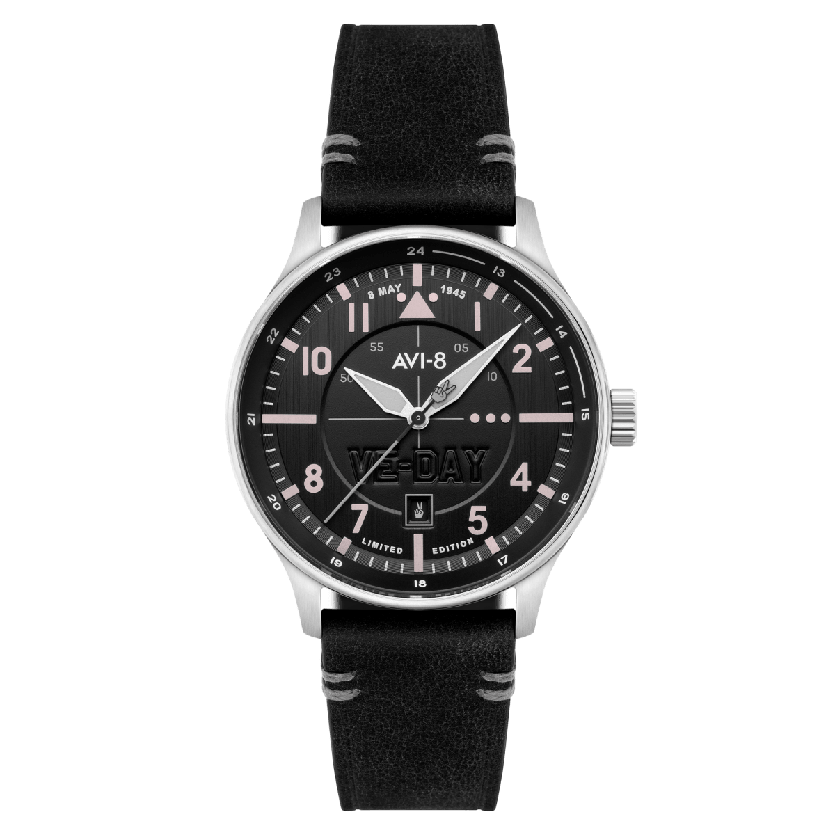 AVI - 8 Kent Automatic Ve - Day 80Th Limited Edition Vanguard Black | TIME Watches