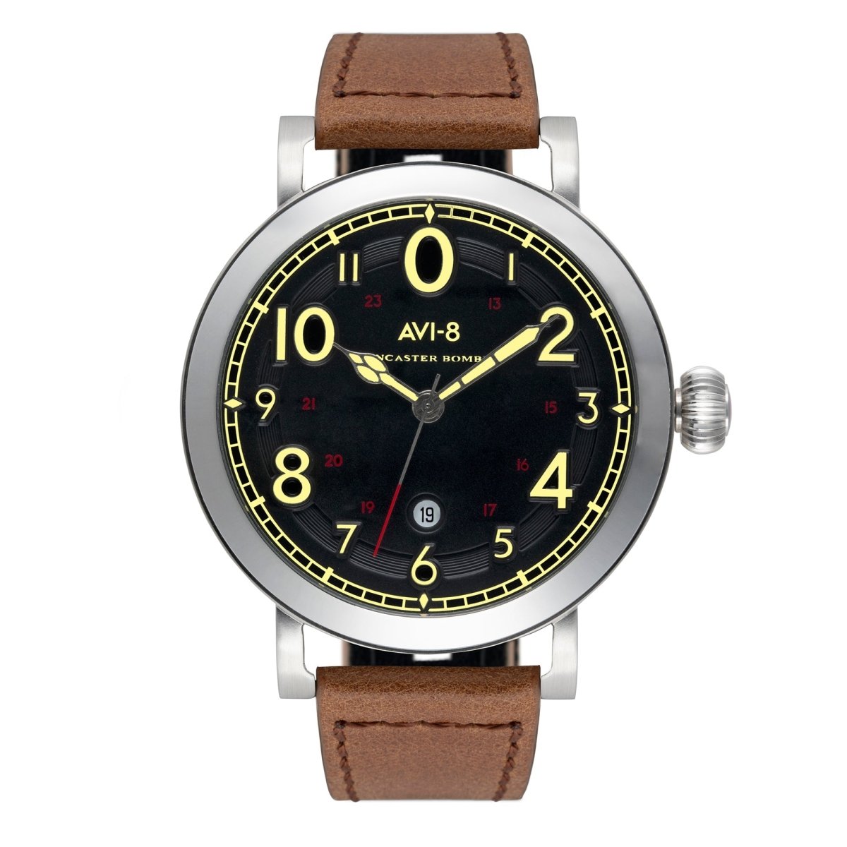 AVI - 8 Lancaster Bomber Black Military Watch | TIME Watches