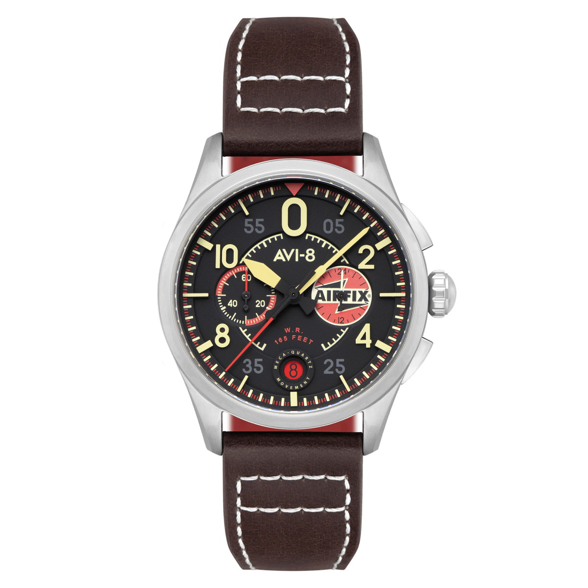 AVI - 8 Lock Chronograph Airfix Edition Raven Black | TIME Watches