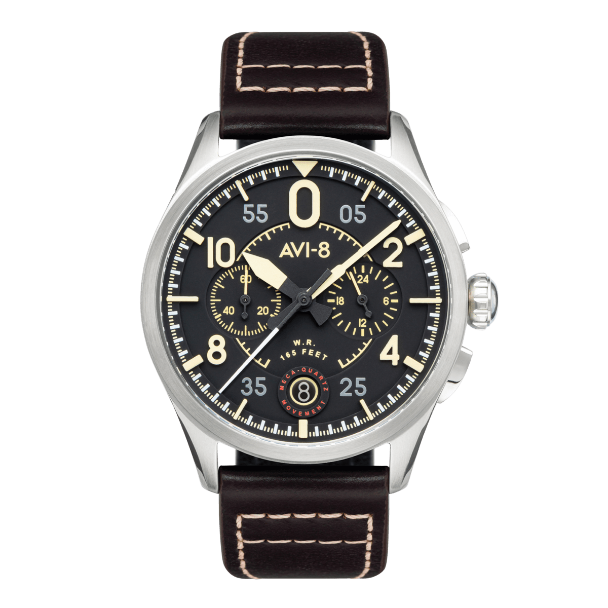 AVI - 8 Lock Chronograph Midnight Oak | TIME Watches