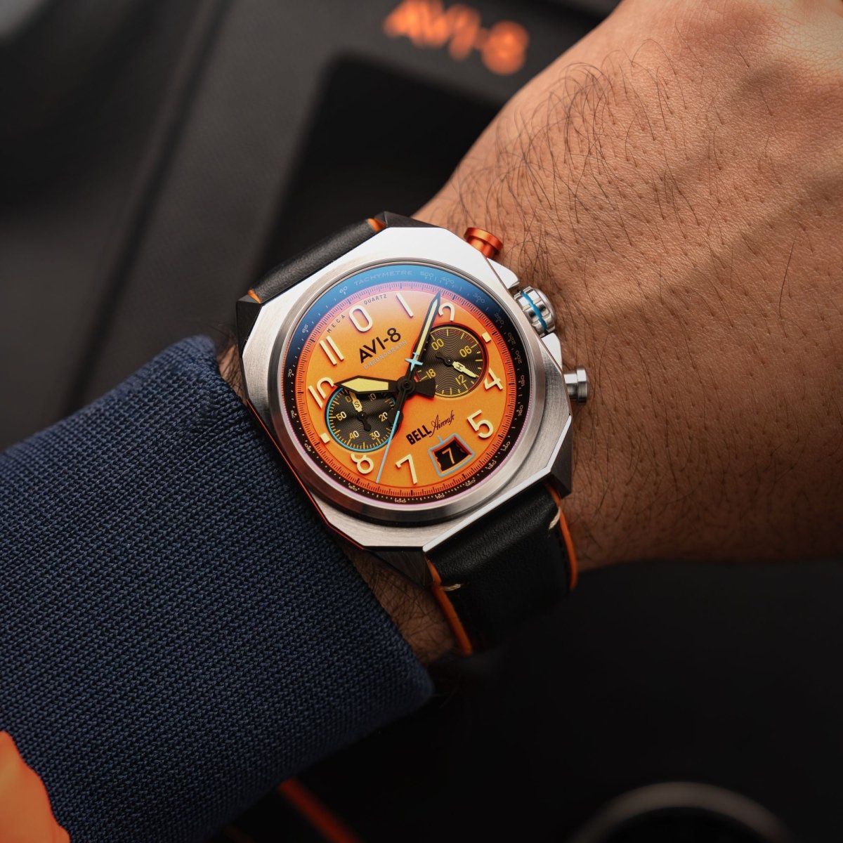 AVI - 8 Machbuster Chronograph Rusty Orange | TIME Watches