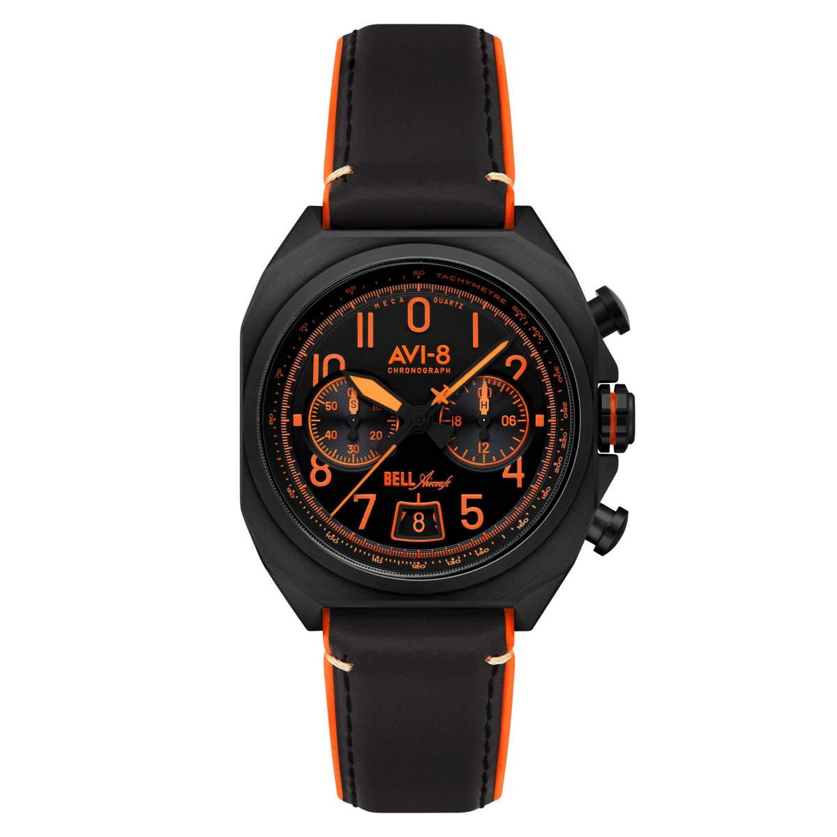 AVI - 8 Machbuster Chronograph Super Sonic Black | TIME Watches