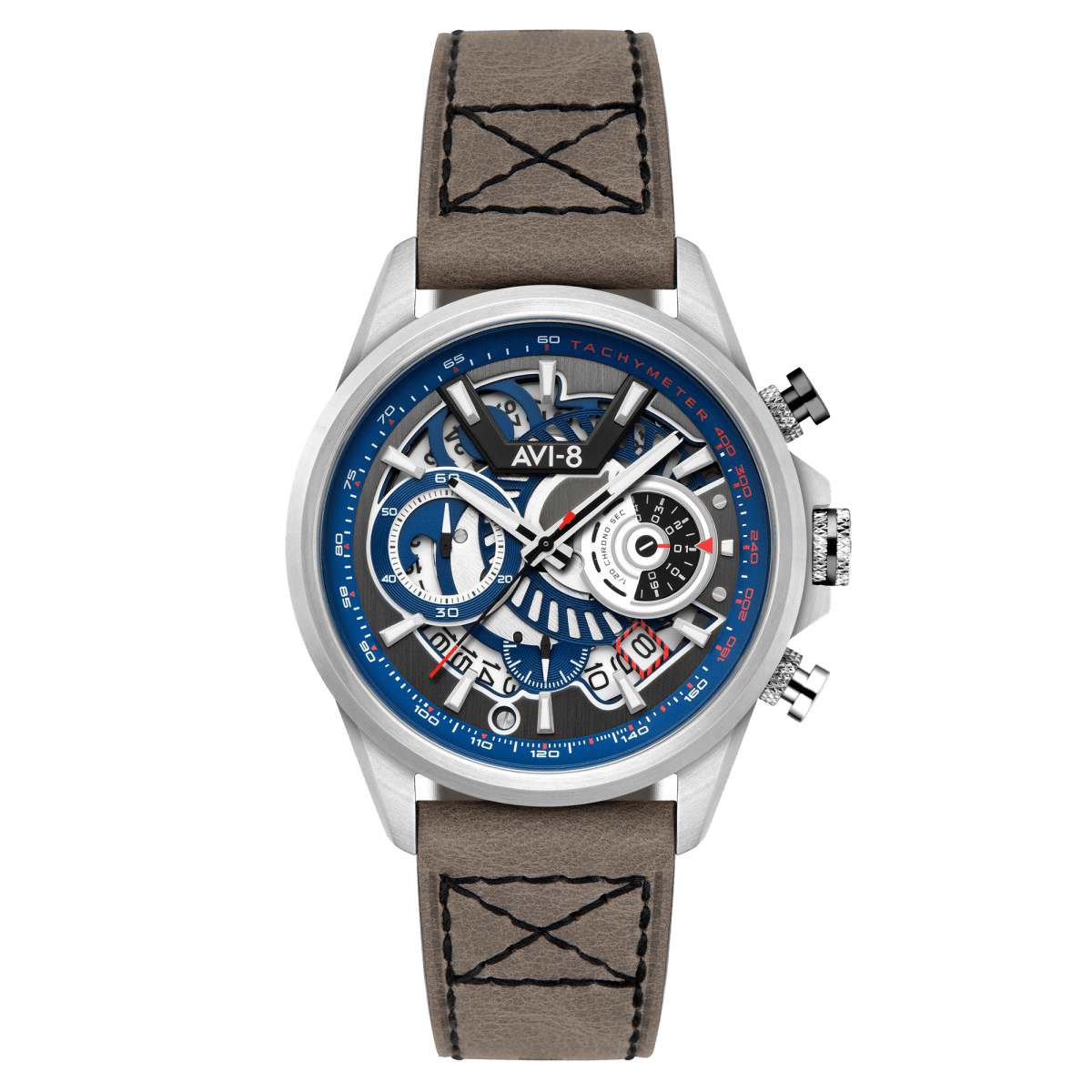 AVI - 8 Matador Chronograph Slate Blue | TIME Watches