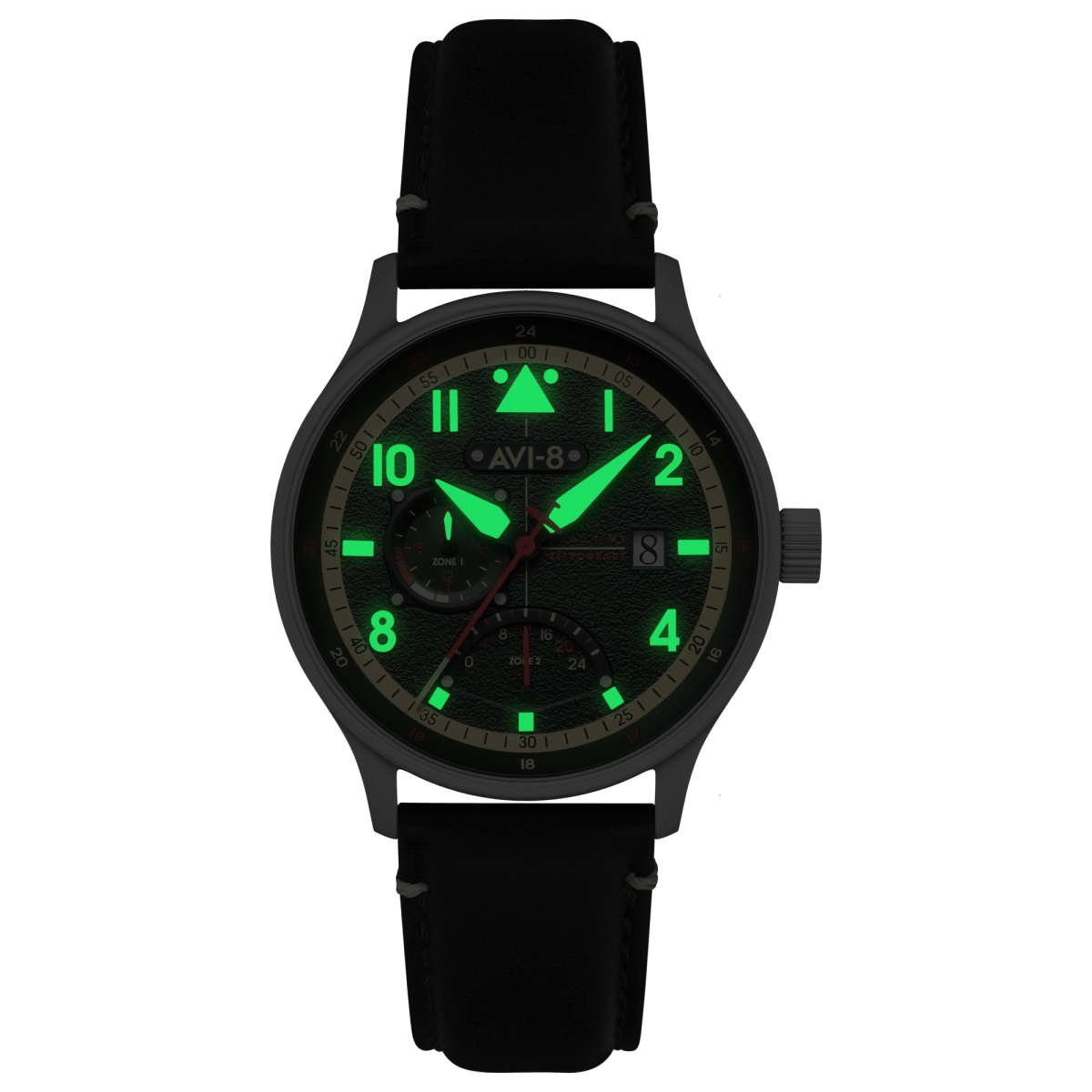 AVI - 8 Mckellar Dual Time Gothic Green | TIME Watches