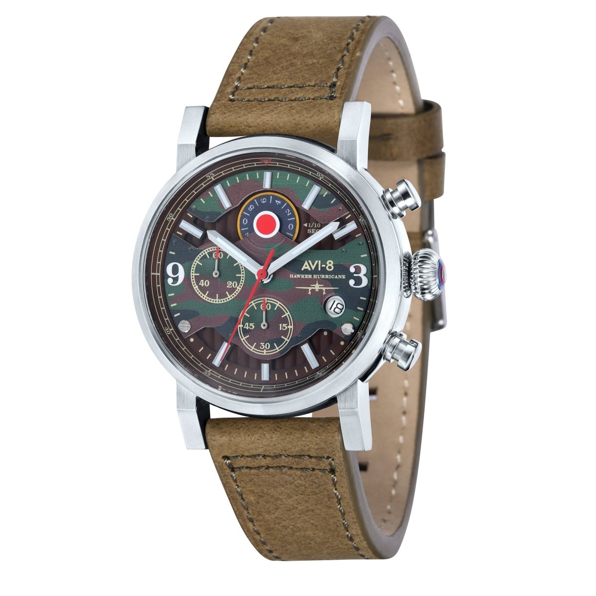 AVI - 8 Merlin Chronograph Camo Green | TIME Watches