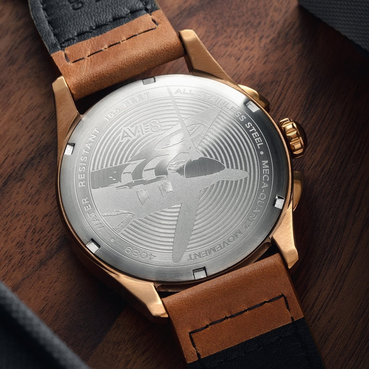 AVI - 8 Spitfire Lock Chronograph Bronze Green Av 4089 02 | TIME Watches