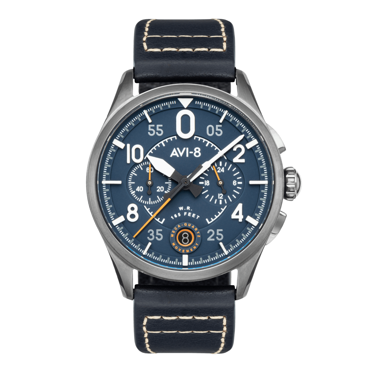 AVI - 8 Spitfire Lock Chronograph Channel Blue Av 4089 04 | TIME Watches