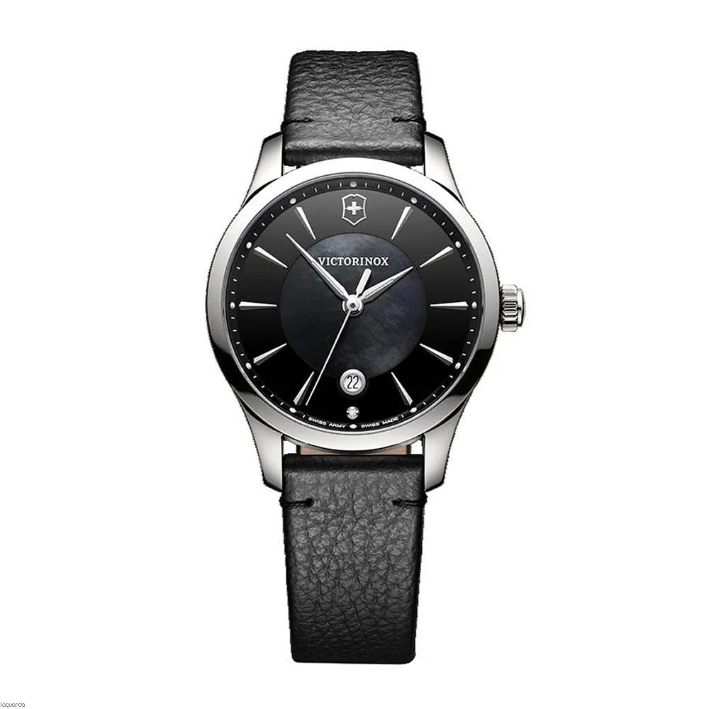 Victorinox Black Dial Black Strap Women's Watch | VIC241754