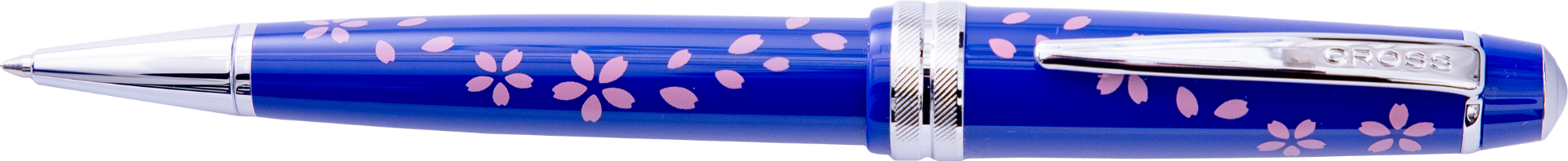 CROSS Bailey Light Cherry Blossom Glossy Blue Resin Ballpoint Pen | AT0742-16