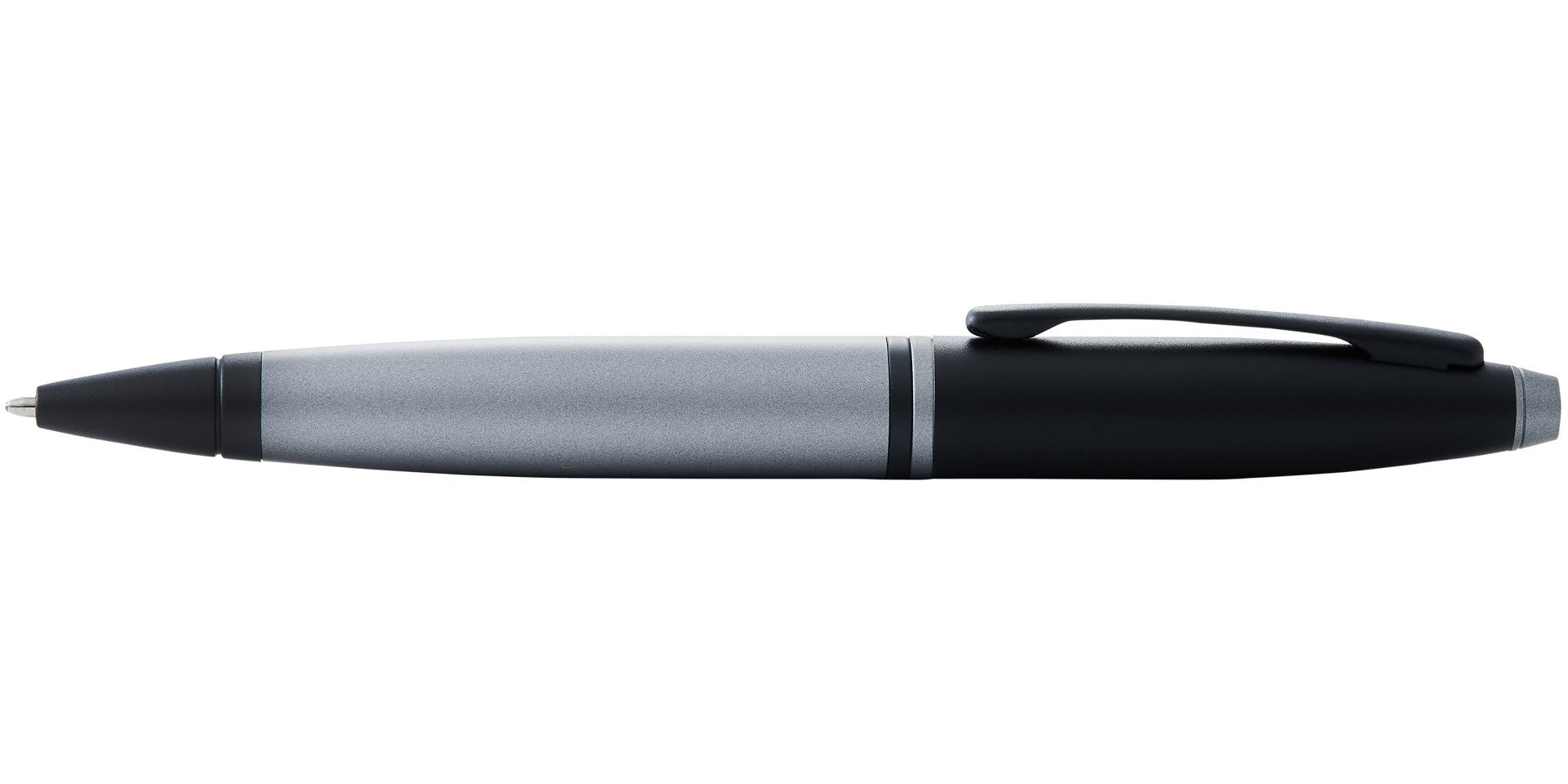 CROSS Calais Matte Gray and Black Lacquer Ballpoint Pen | AT0112-26