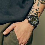 Nixon Drifter 40 Gunmetal Kobu Green Unisex Watch | A14225290-00