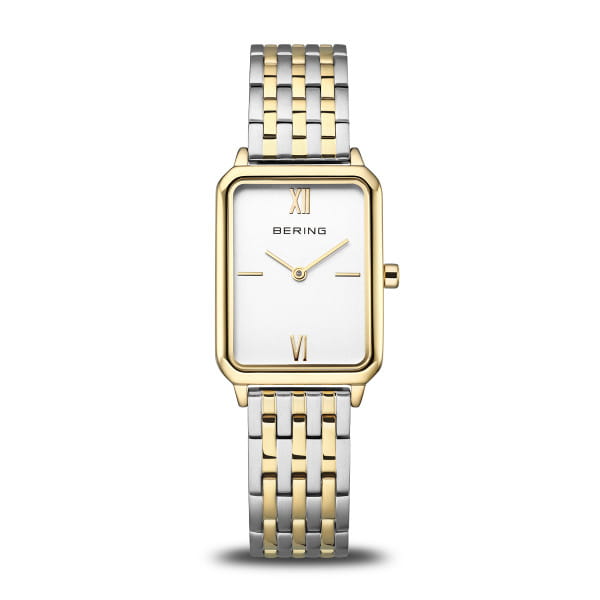 BERING Classic Gold Dial Polished Gold Stainless Steel Bracelet 23mm Women's Watch | 17423 - 714 | TIME Watches