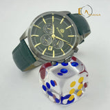 Bigotti Chronograph Green Leather Men’s Watch | BG.1.10491-4