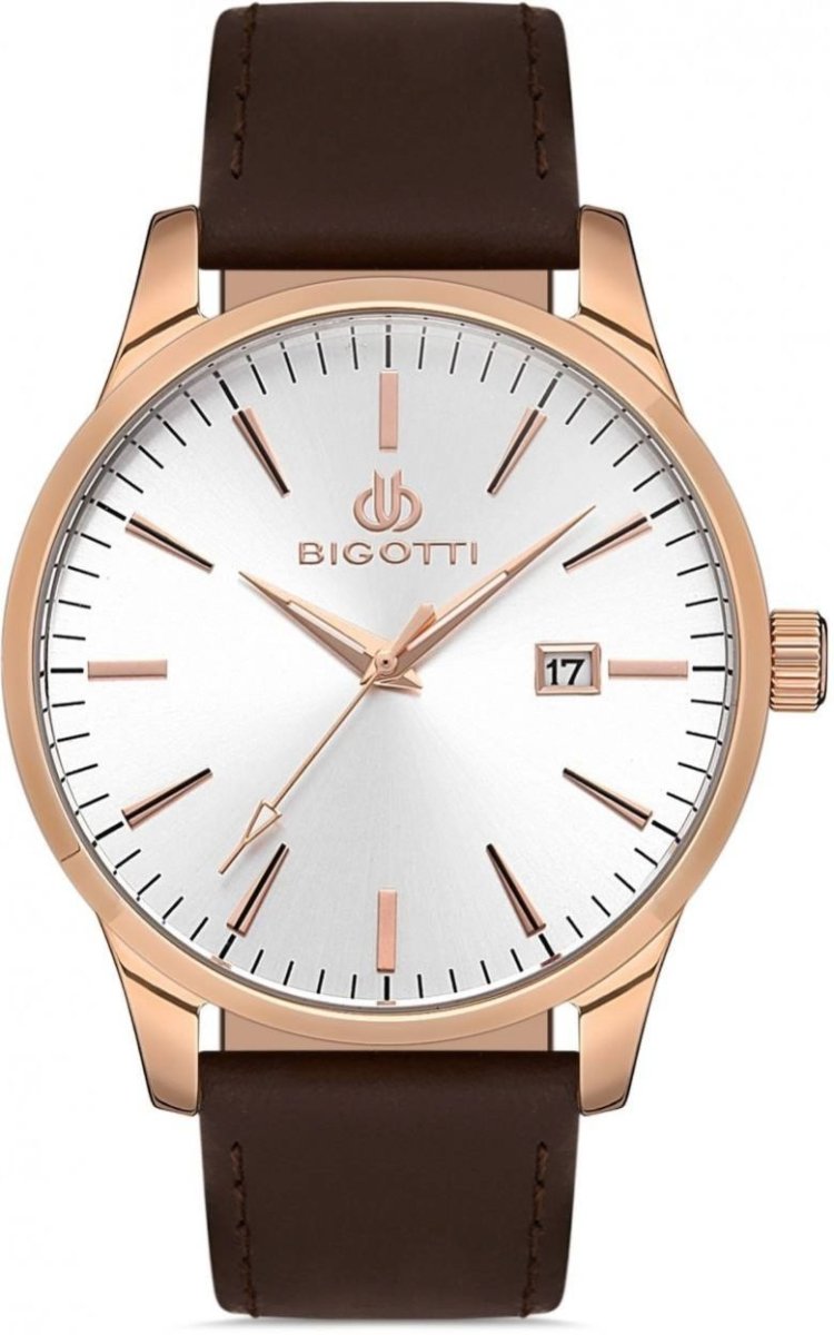 Bigotti Brown Leather Men's Watch | BG.1.10257 - 5 | Time Watch Specialists