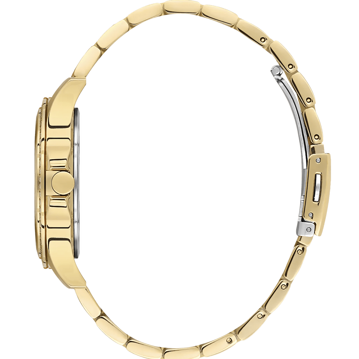 Bigotti Rose Gold Silver Dial Calendar Stainless Steel Woman's Watch | BG.1.10558 - 3 | TIME Watches